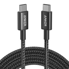کابل شارژ 1.8متر انکر مدل ANKER USB-C TO USB-C CABLE 6FT 60W A8753