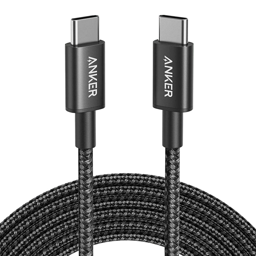 کابل شارژ 1.8متر انکر مدل ANKER USB-C TO USB-C CABLE 6FT 60W A8753