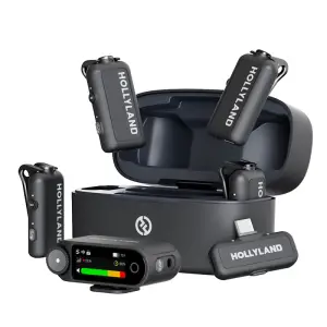 میکروفون بی‌ سیم هالی لند مدل Hollyland LARK M3 Combo 4TX + 2RX