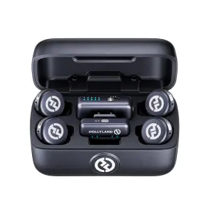 میکروفون بی‌ سیم هالی لند مدل Hollyland LARK M3 Combo 4TX + 2RX