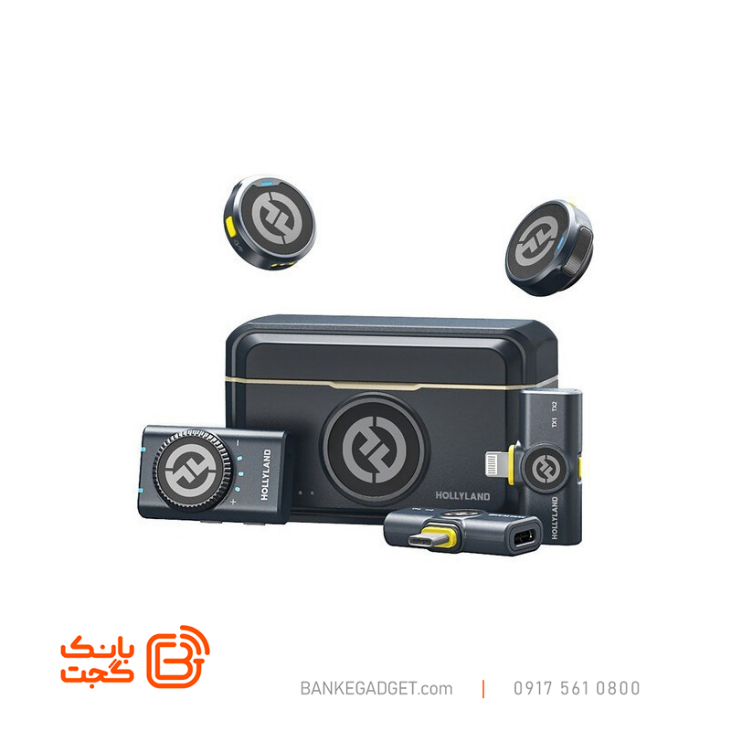 میکروفون کمبو بیسیم دو نفره هالی لند مدل LARK M2